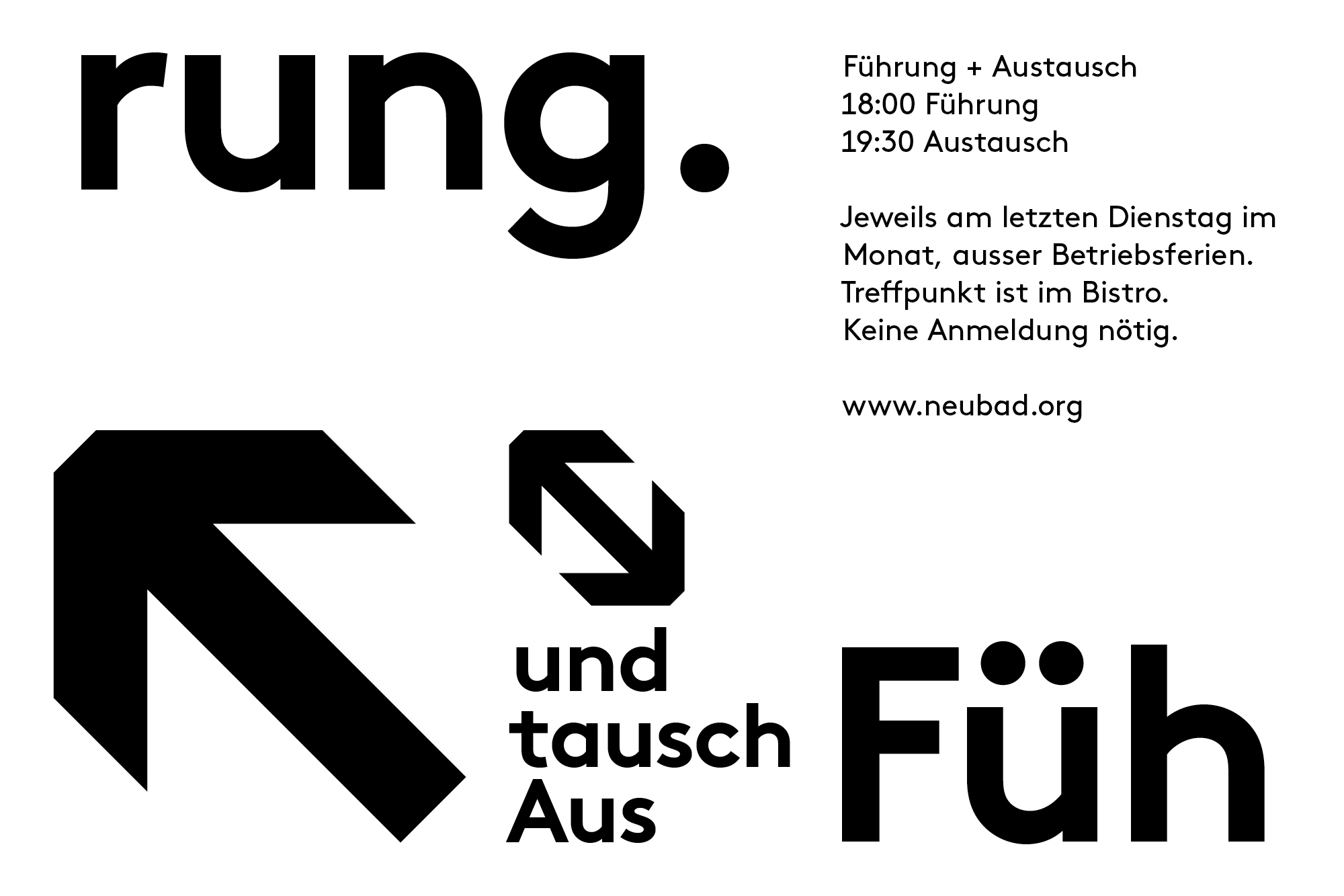Führung und Austausch Flyer