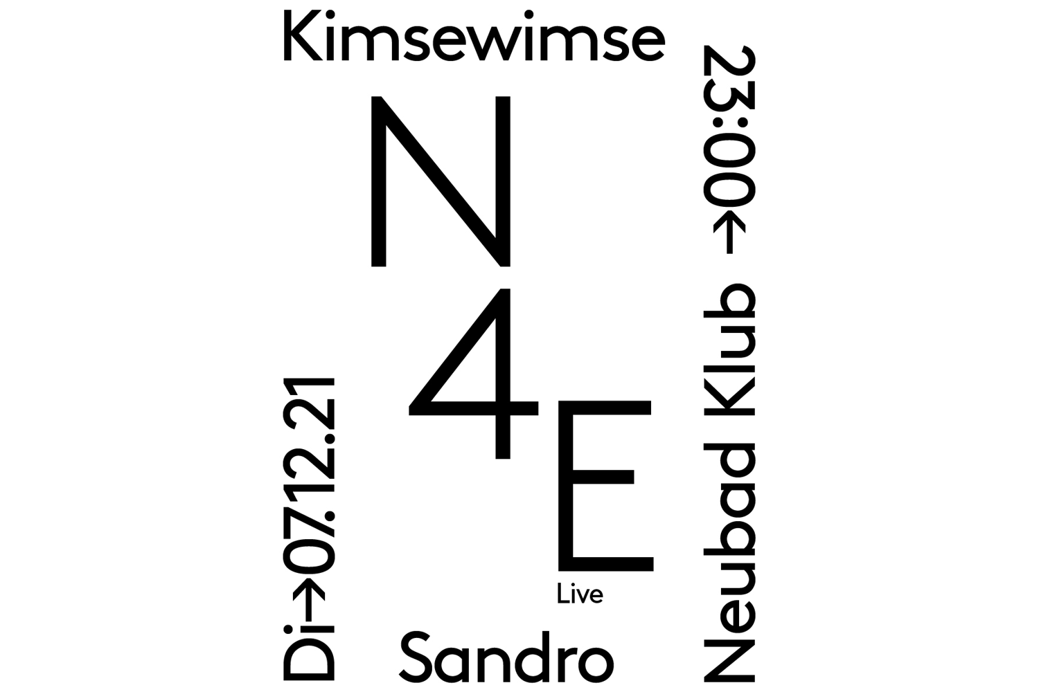 N4E Plakat