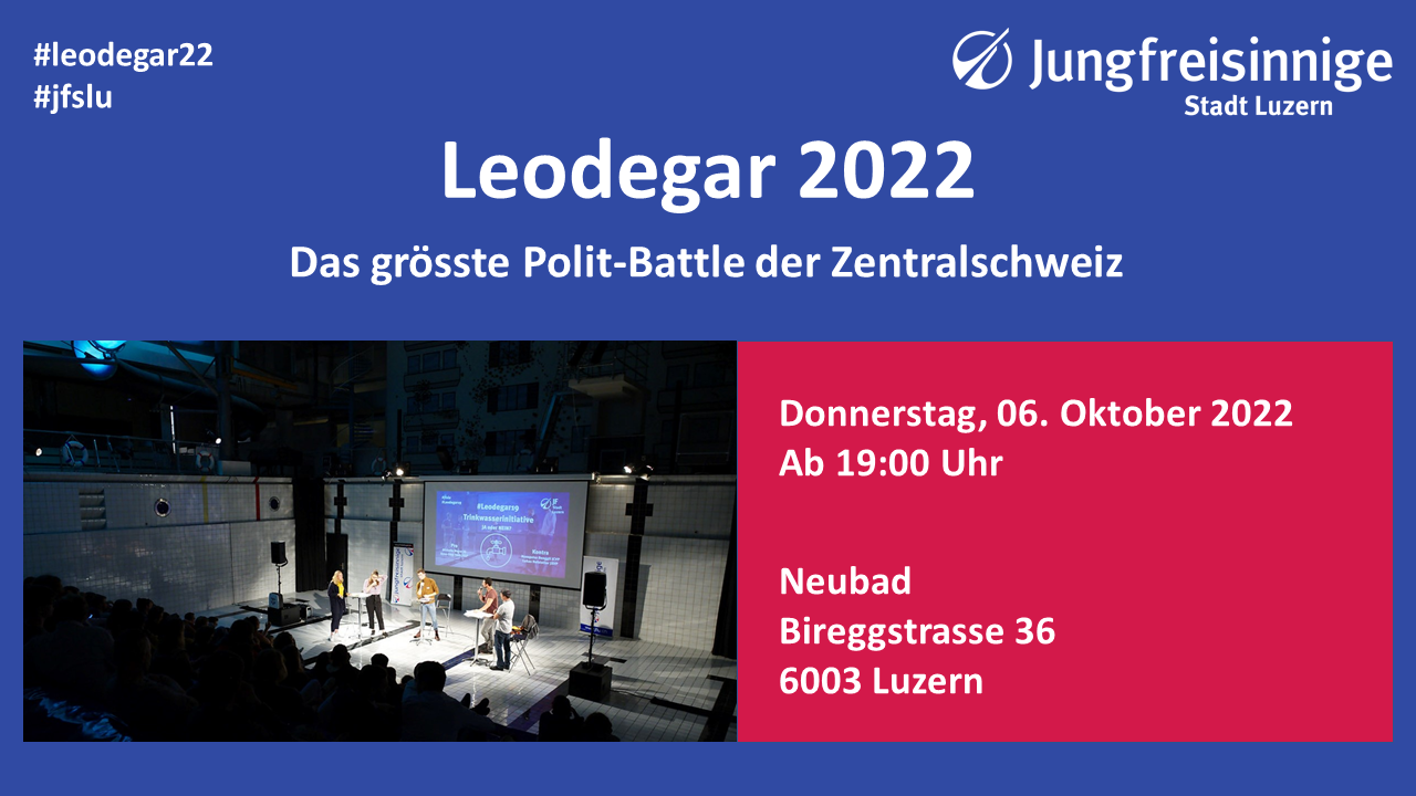 Leodegar 2022 - Das grösste Polit-Battle der Zentralschweiz