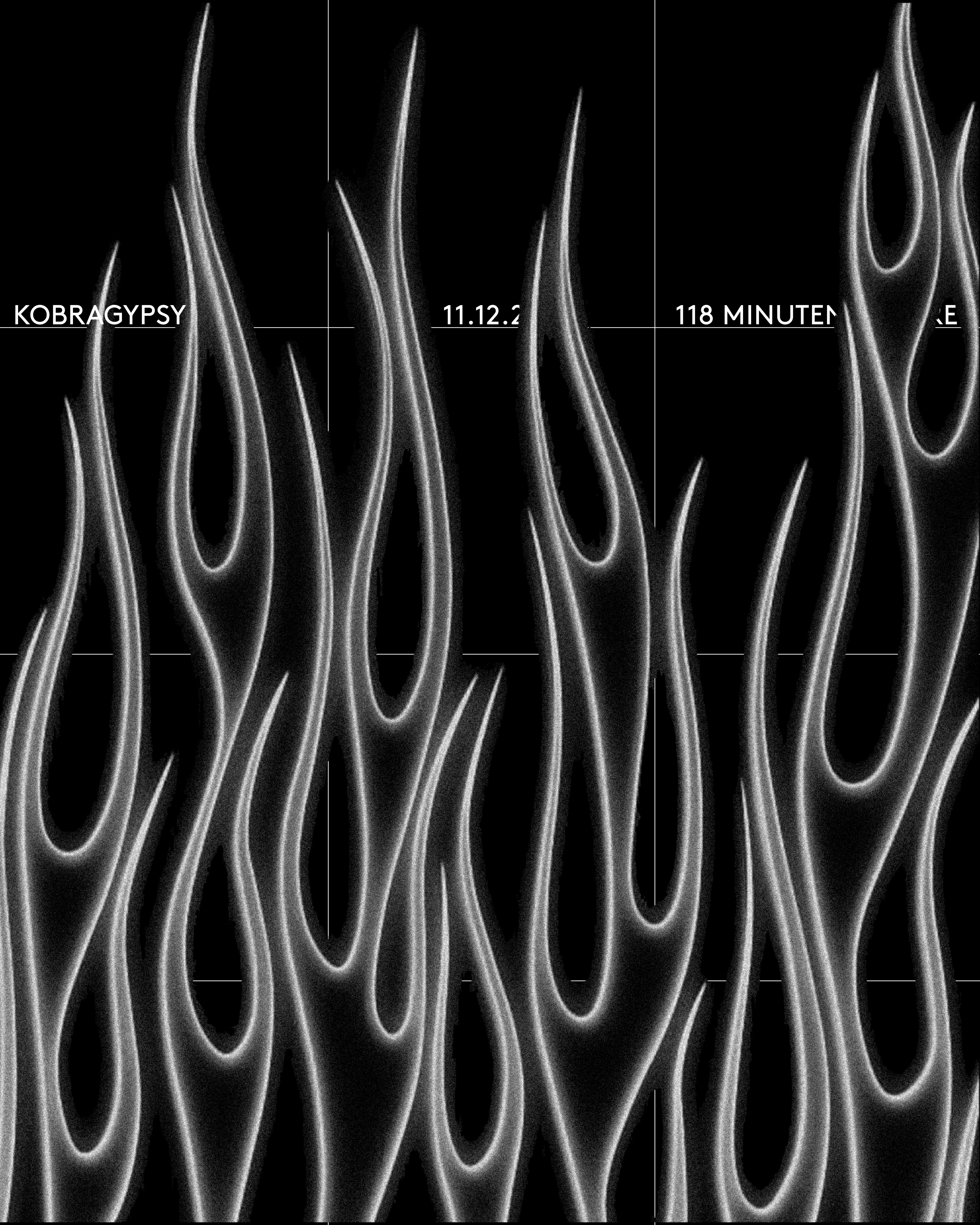 Schwarzer Hintergrund mit weisser Schrift 