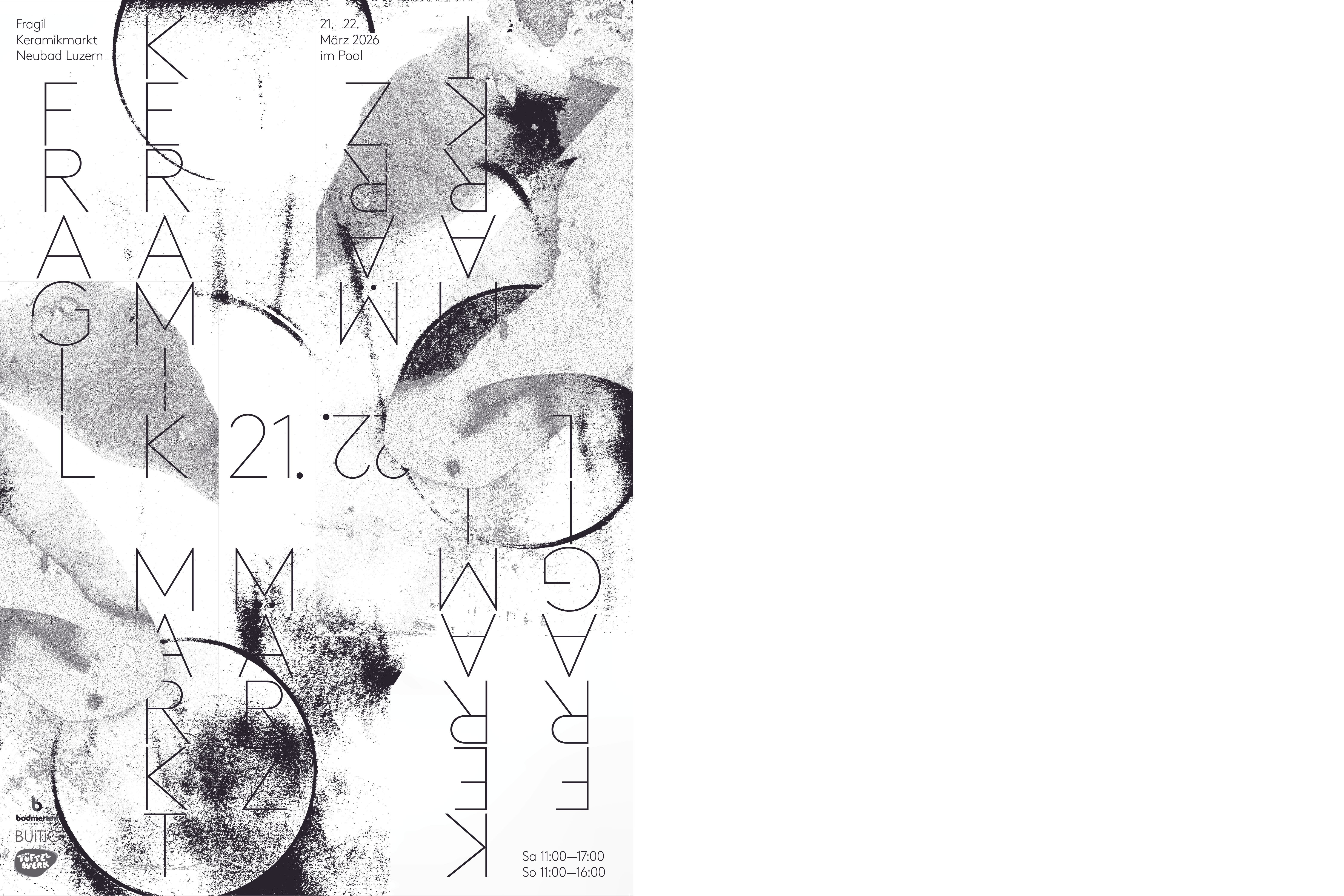 Grafik mit Kreis und Titel Keramikmarkt