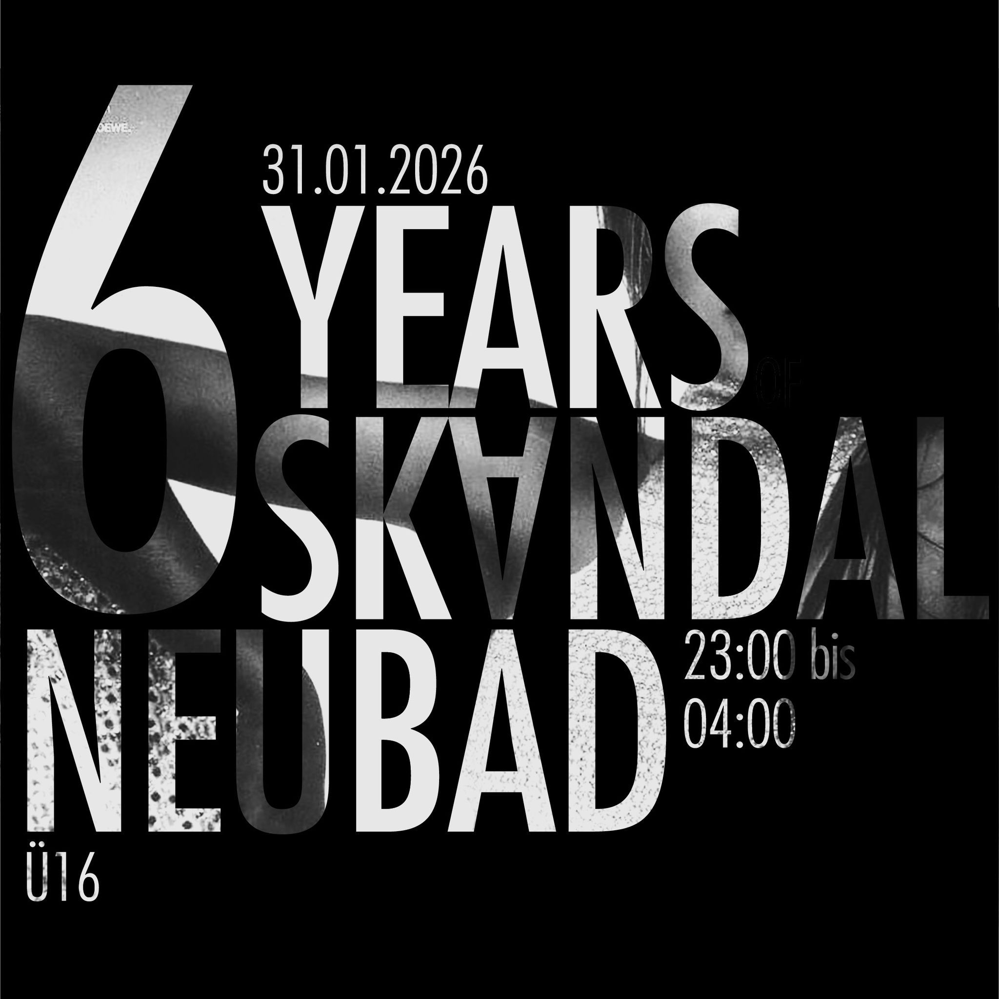 Schwarzer Hintergrund mit Weisser Schrift 